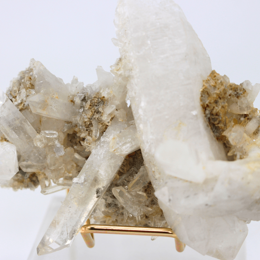 Quartz Crystal Naturally Terminated Gastein Austria 317 Natural Mineral Specimen Fine Collectable Cabinet Display Piece Geological Interest