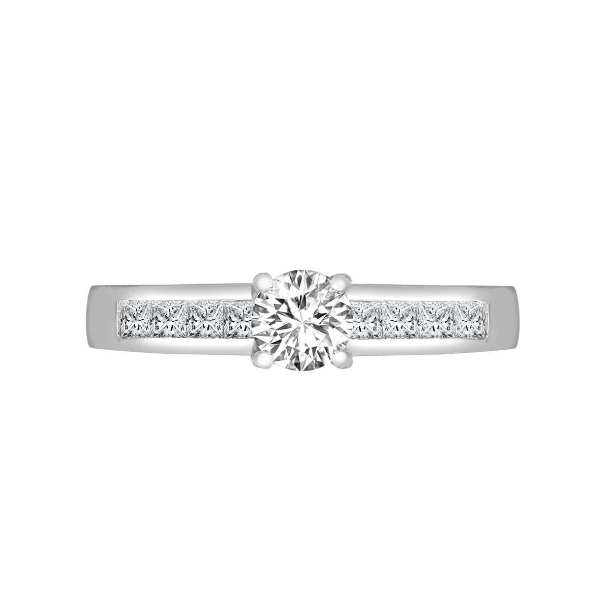 18ct White Gold 0.28ct Natural Diamond Ring. Fits 0.25ct – additional view 12
