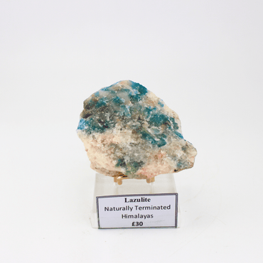 Lazulite Naturally Terminated Himalayas 194 Natural Mineral Specimen Fine Collectable Cabinet Display Piece Geological Interest