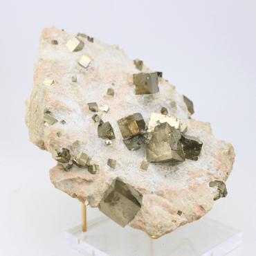 Pyrite On Matrix Naturally Terminated Cubes Navajun Spain 767 Natural Mineral Specimen Fine Collectable Cabinet Display Piece Geological