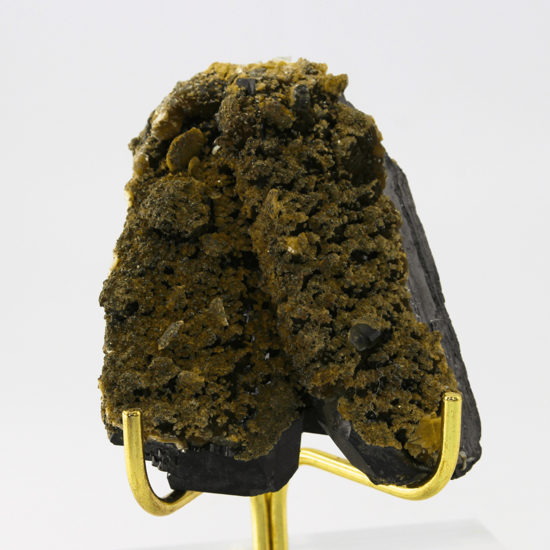 Boulangerite Calcite Naturally Terminated Yugoslavia 328 Natural Mineral Specimen Fine Collectable Cabinet Display Piece Geological Interest