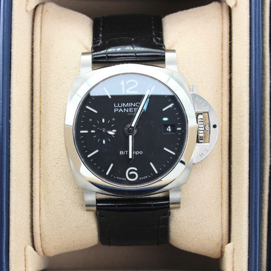 Panerai Luminor Quaranta BiTempo PAM01365 Black Dial 2023