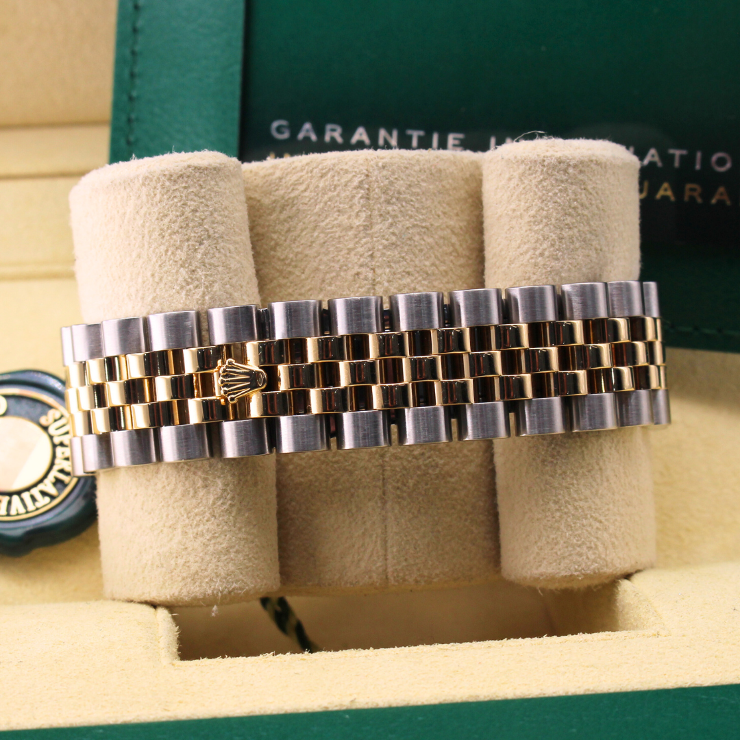 Rolex Datejust 36 116233 Champagne Diamond Dial Jubilee Bracelet Concealed Clasp