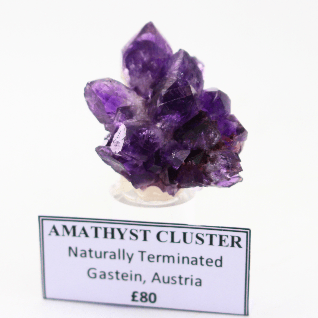 Amethyst Cluster Naturally Terminated Gastein Austria 32g