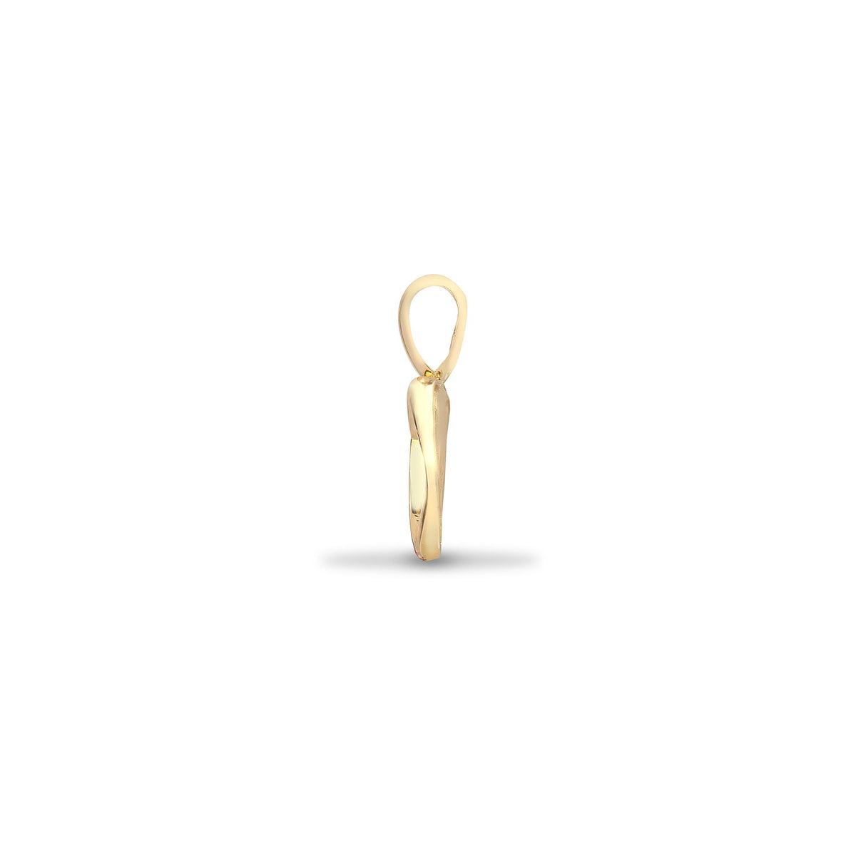 9ct Yellow Gold Natural Diamond Pendant (9P044) – product view