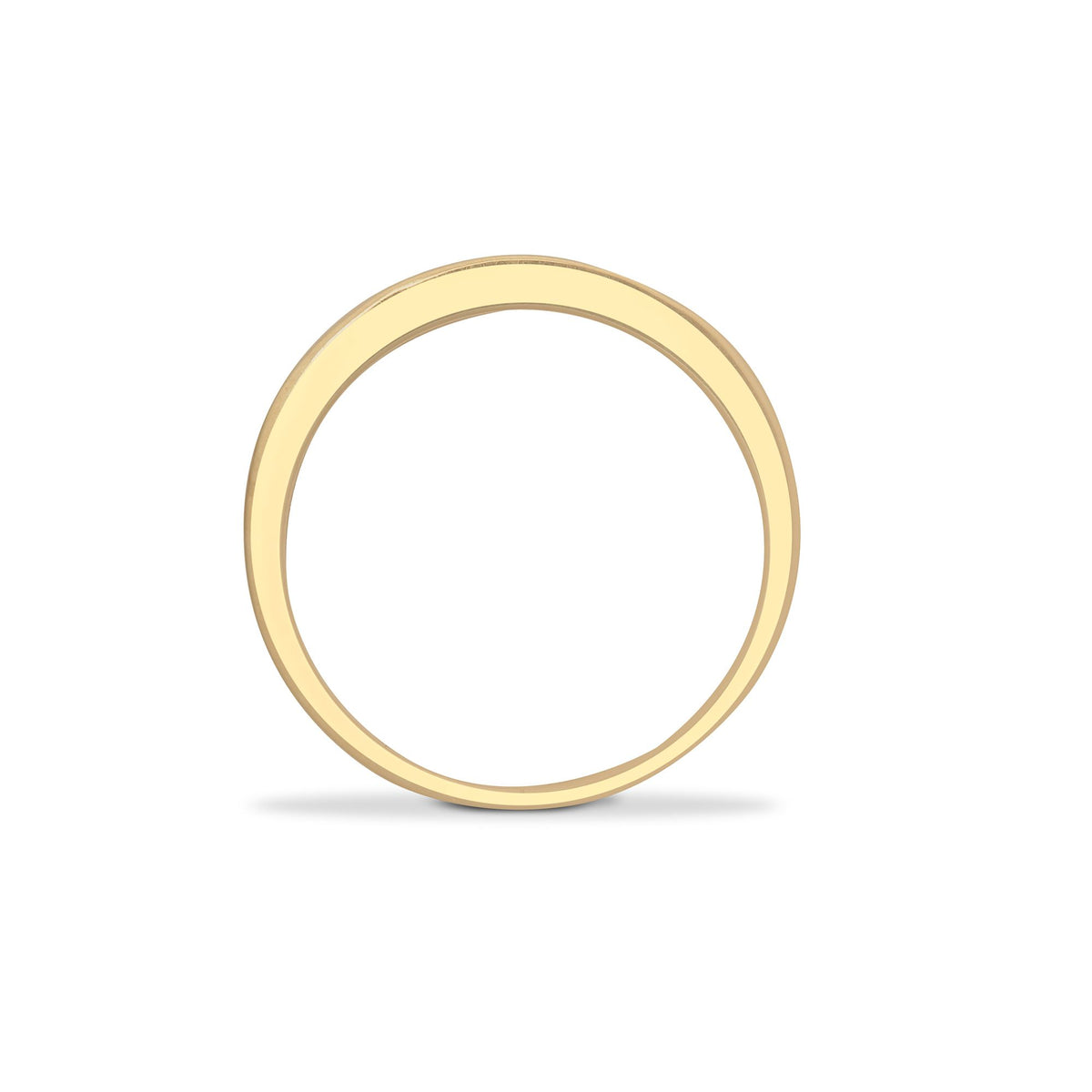 9ct Yellow Gold Natural Diamond Half Eternity Ring (9R024) – product view