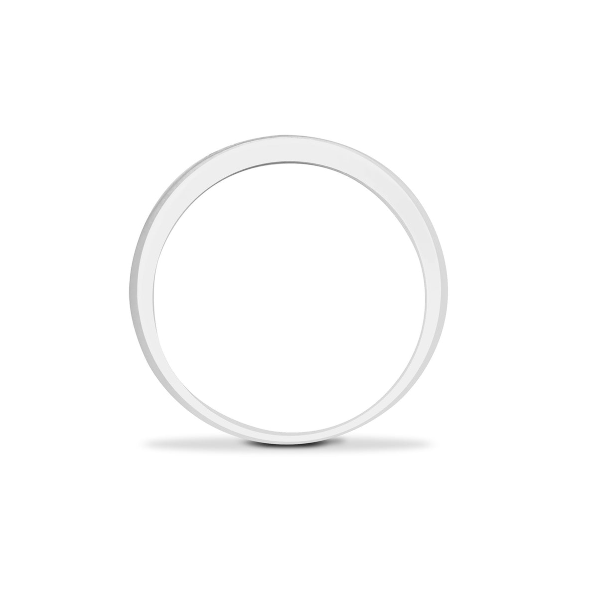 9ct White Gold Natural Diamond Half Eternity Ring (9R028) – product view