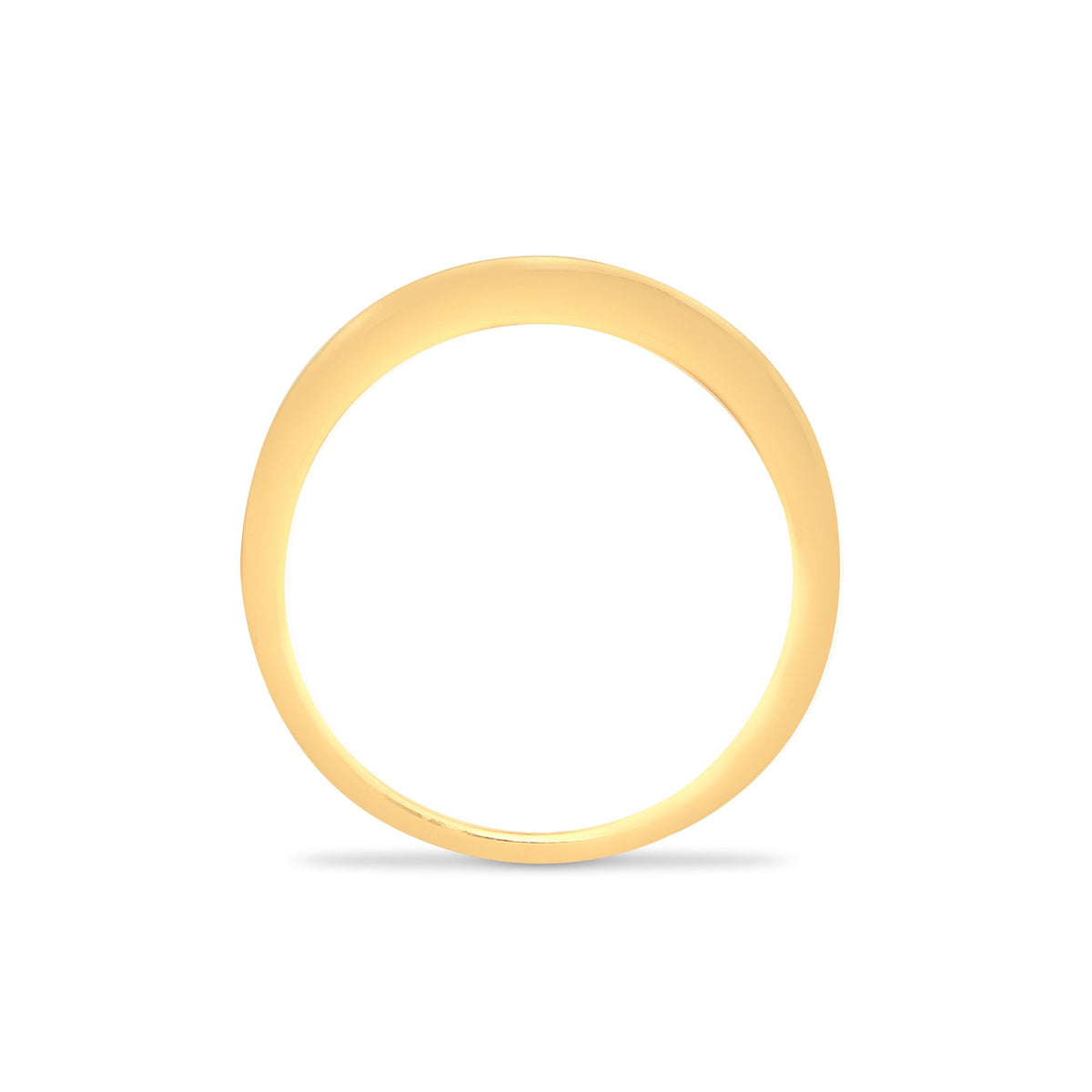 9ct Yellow Gold Natural Diamond 14pts & Ruby 26pts Channel Set Half Eternity Ring (9R032) – product view
