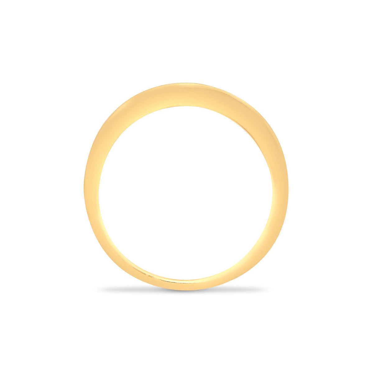 9ct Yellow Gold Natural Diamond 14pts & Sapphire 26pts Channel Set Half Eternity Ring (9R033) – product view