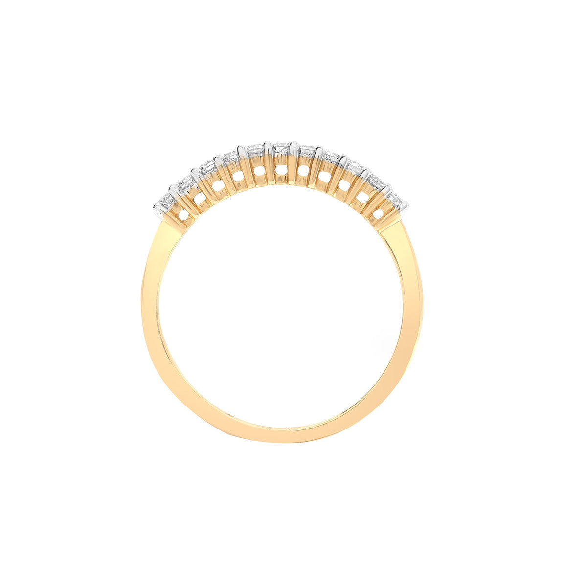9ct Yellow Gold Natural Diamond Ring (9R350) – product view