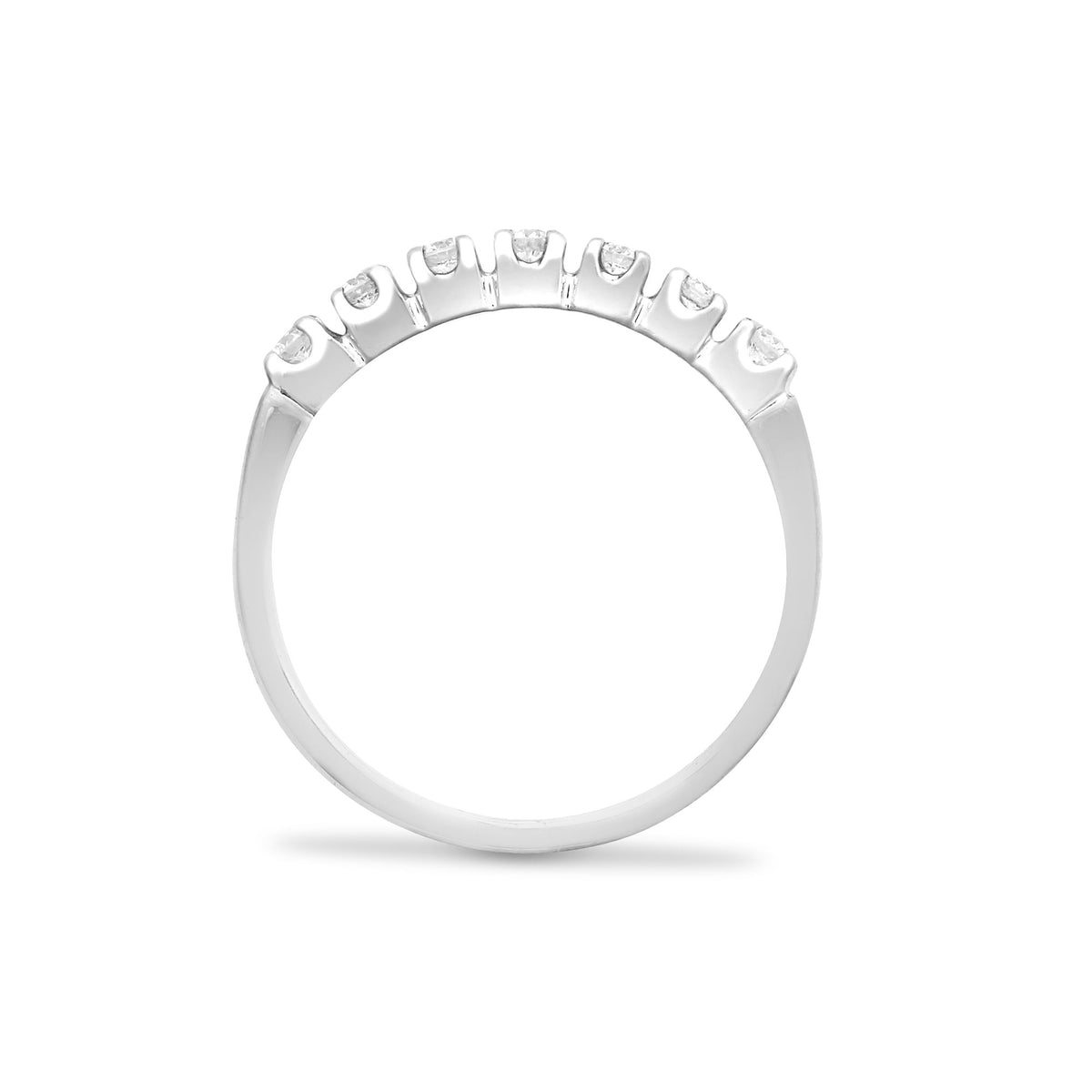 9ct White Gold Natural Diamond Ring (9R352) – product view