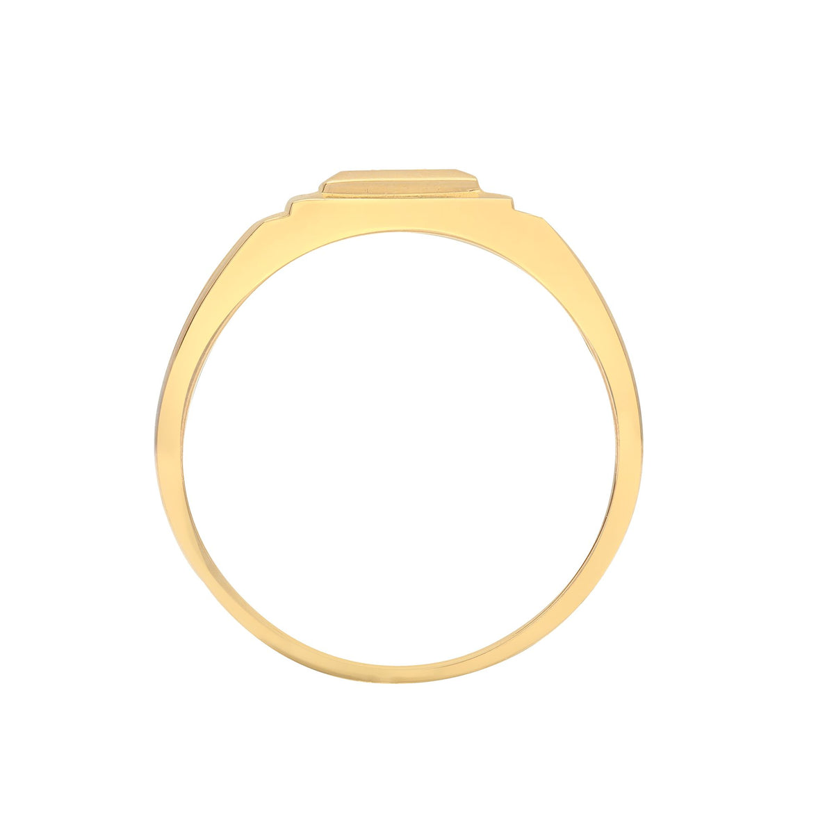 9ct Yellow Gold Gents Natural Diamond Ring (9R510) – product view