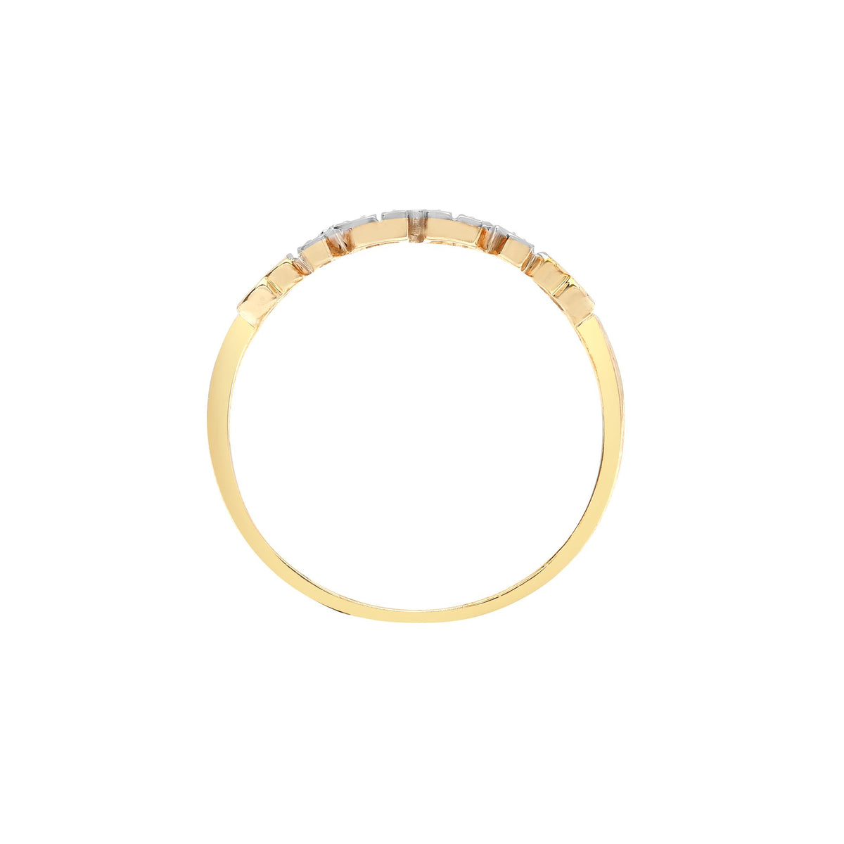 9ct Yellow Gold Natural Diamond 'Mum' Ring (9R535) – product view