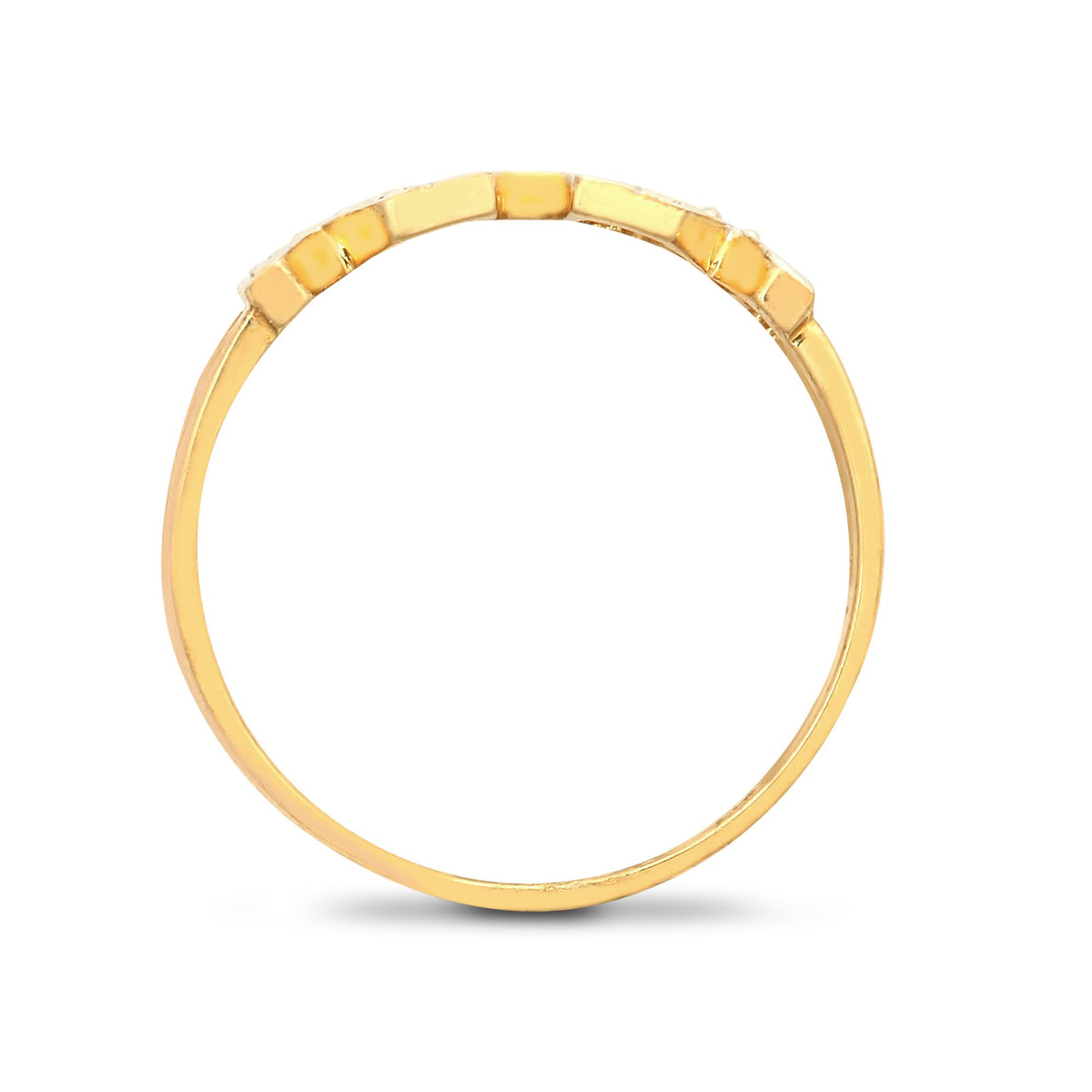 9ct Yellow Gold Natural Diamond 'Mum' Ring (9R536) – product view