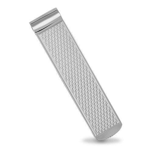 925 Silver Engine Turned Money Clip – Imperial Time