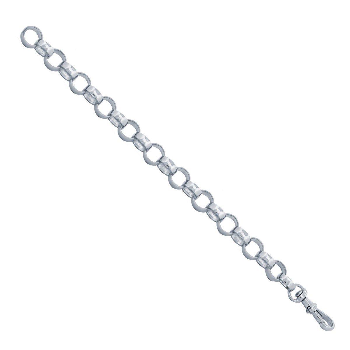 925 Silver Polished Belcher Bracelet – Imperial Time