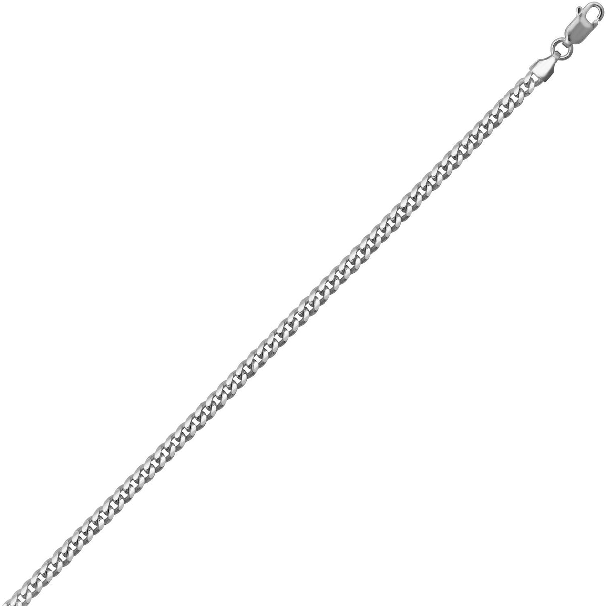 Rhodium Plated Miami Cuban 2.8mm Gauge Chain – Imperial Time