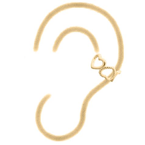 925 Silver Ear Cuff – product view