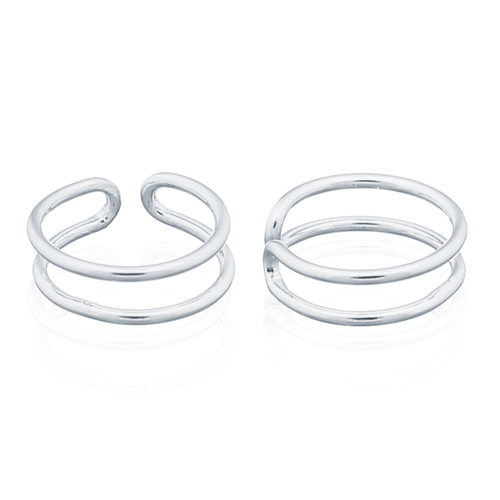 925 Silver Ear Cuff – side view