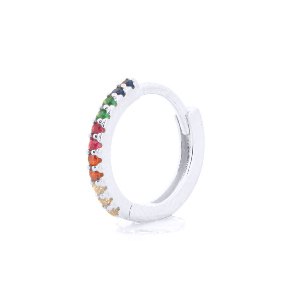 Ohrringe aus 925er Silber, 14 Karat vergoldet, mit Zirkonia