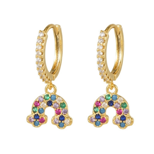 925 Silver 14ct Gold Plated Cubic Zirconia Set Earrings – Imperial Time
