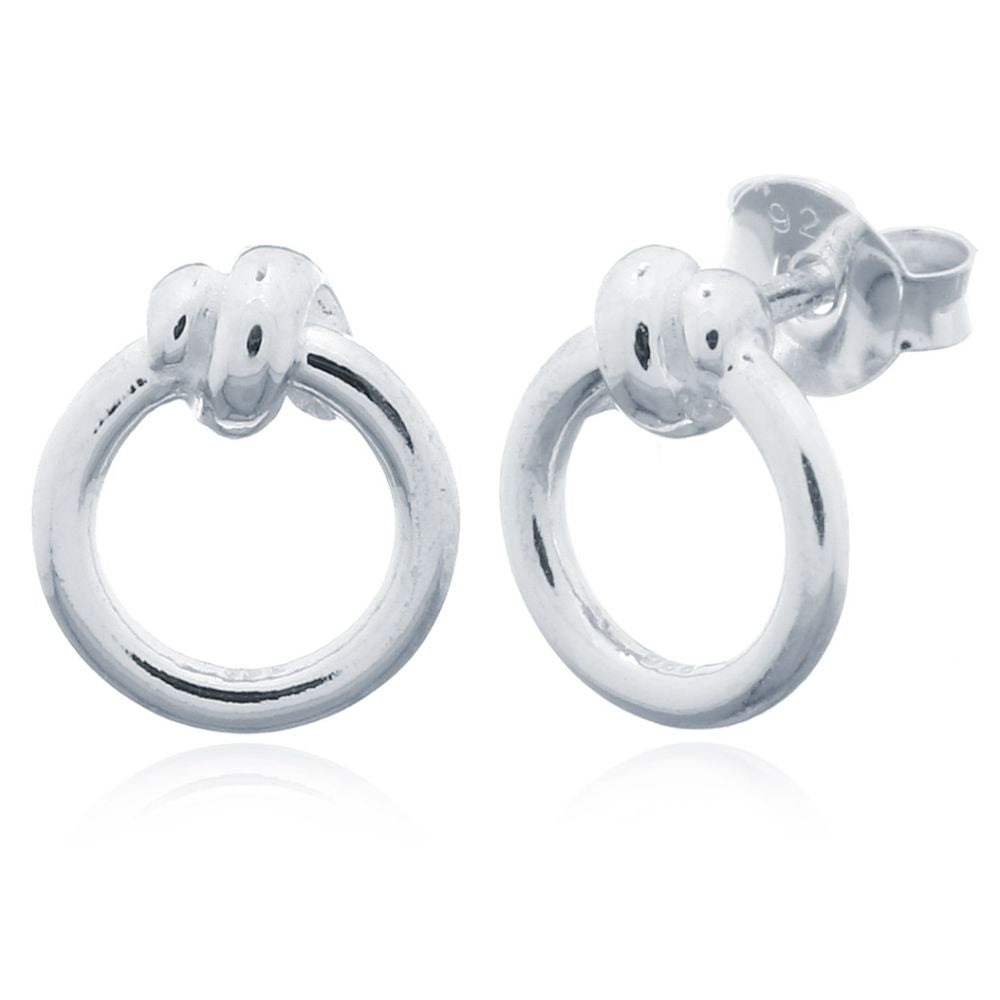 925 Silver Stud Earrings (AES155) – product view