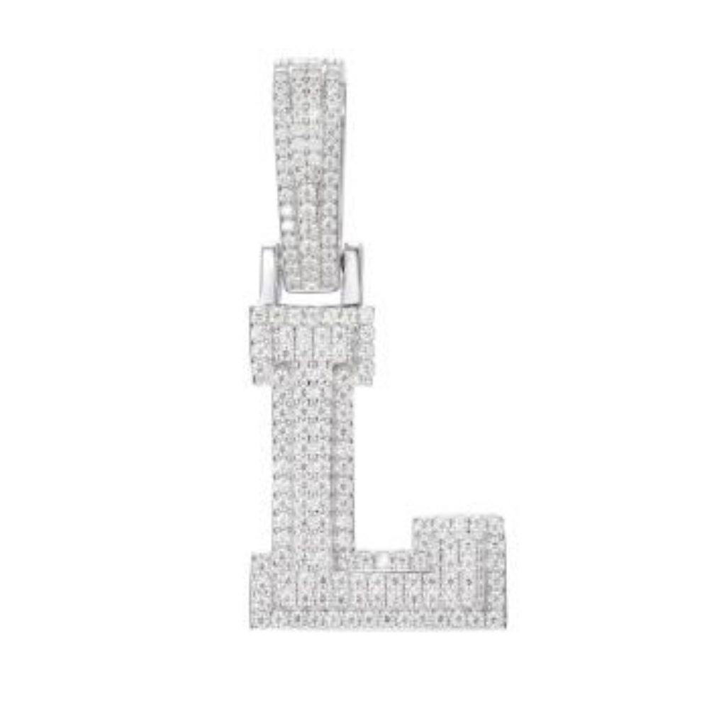 925 Silver Cubic Zirconia Set Initial L – Imperial Time