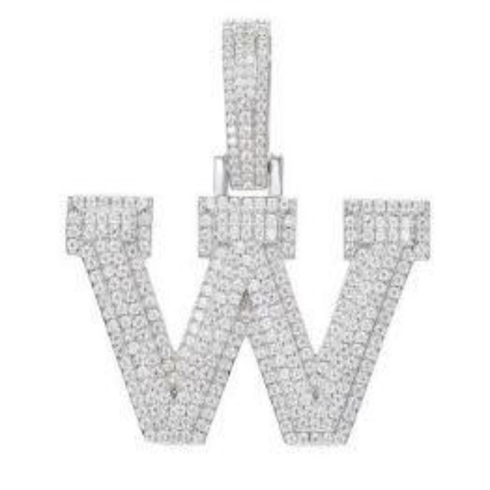 925 Silver Cubic Zirconia Set Initial White – Imperial Time