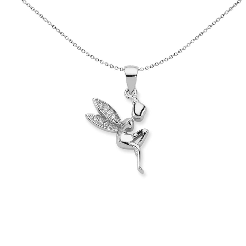 925 Silver Cubic Zirconia Flower Pendant – Imperial Time