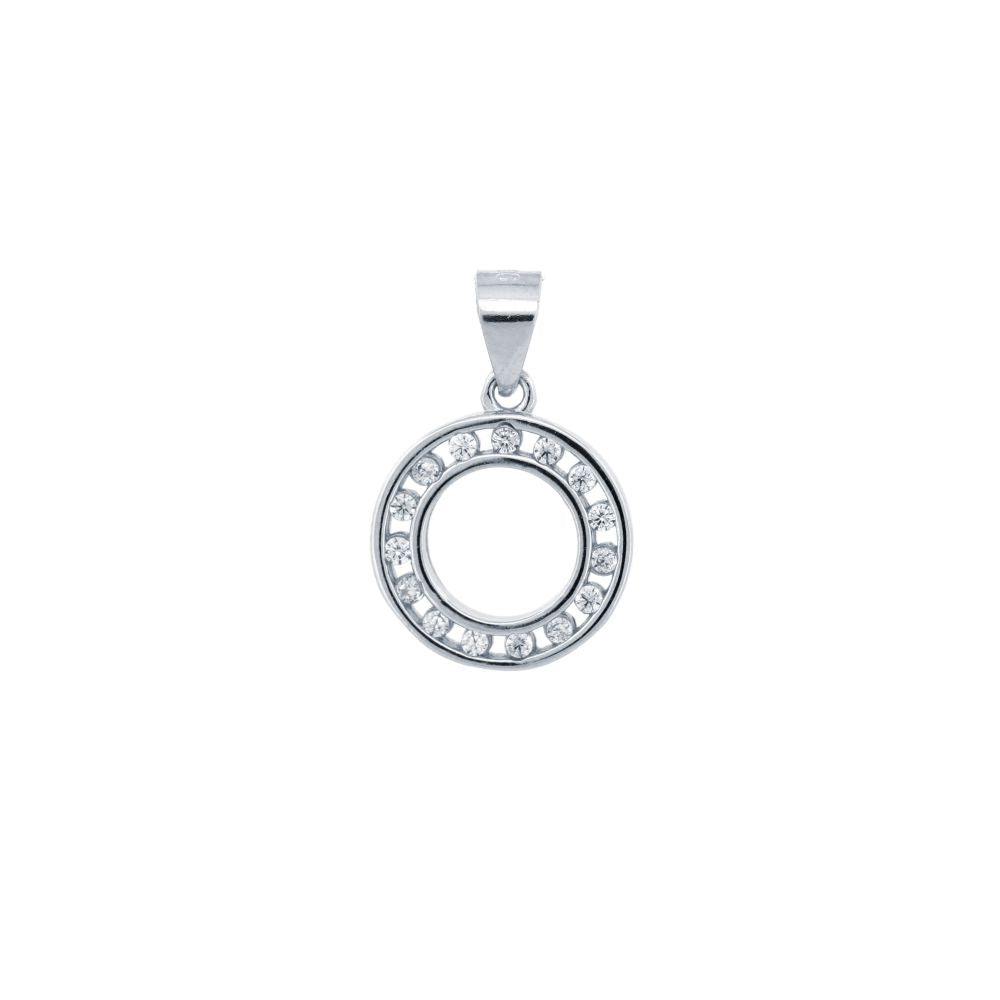 925 Silver Cubic Zirconia Set Circle of Life Pendant – Imperial Time