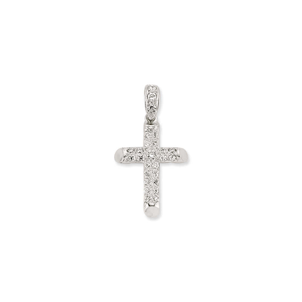 925 Silver Cubic Zirconia Set Cross – Imperial Time