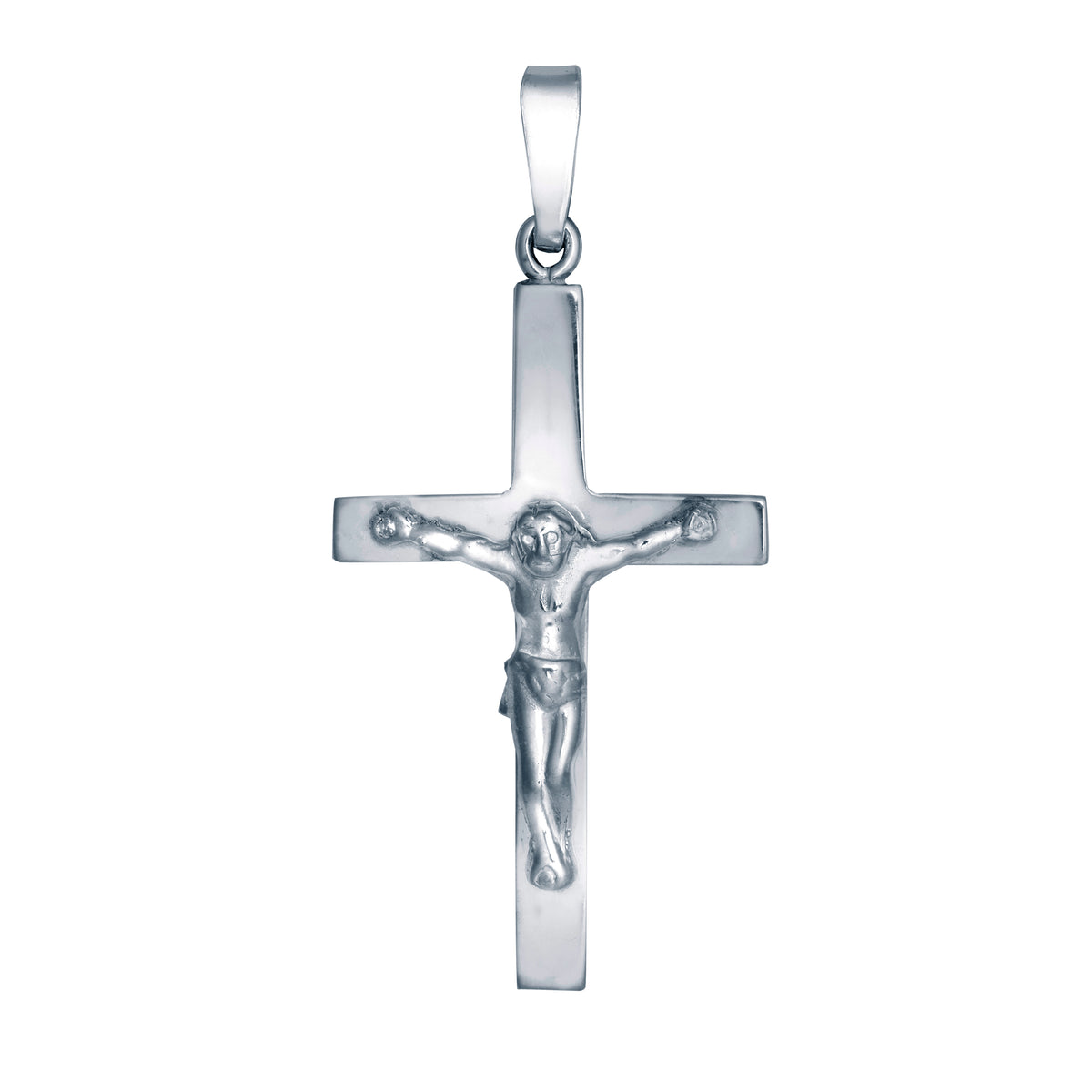 925 Silver Stamped Crucifix – Imperial Time