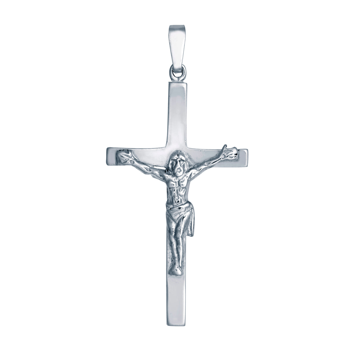 925 Silver Stamped Crucifix – Imperial Time