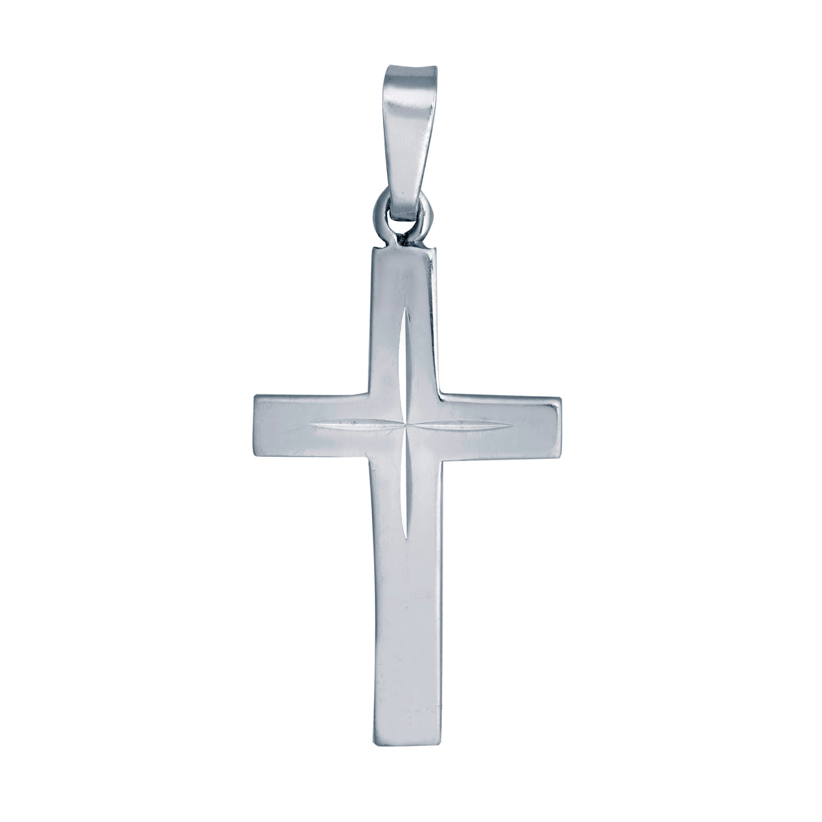 925 Silver Stamped Diamond Cut Cross – Imperial Time
