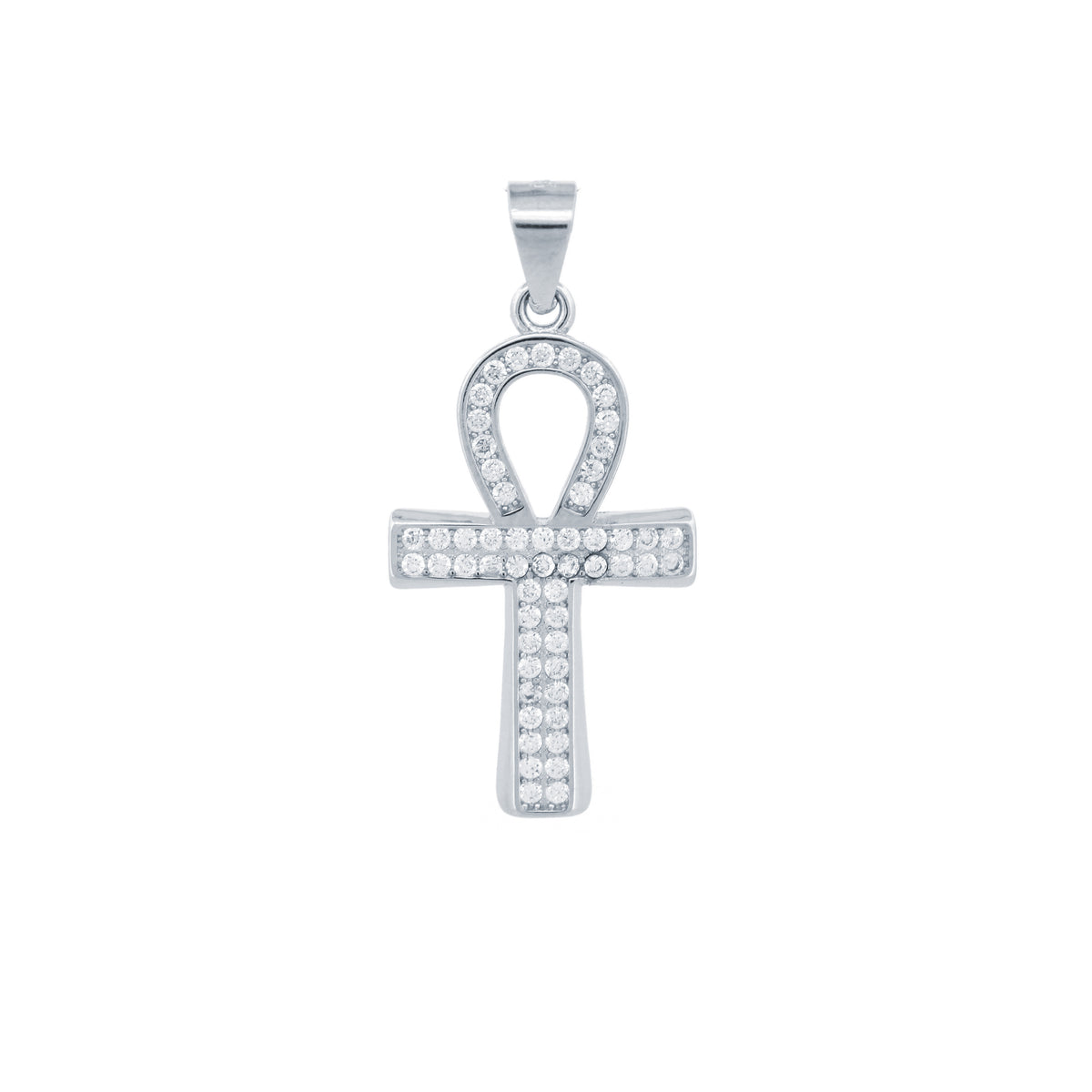 925 Silver Cubic Zirconia Set Anc Style Cross – Imperial Time