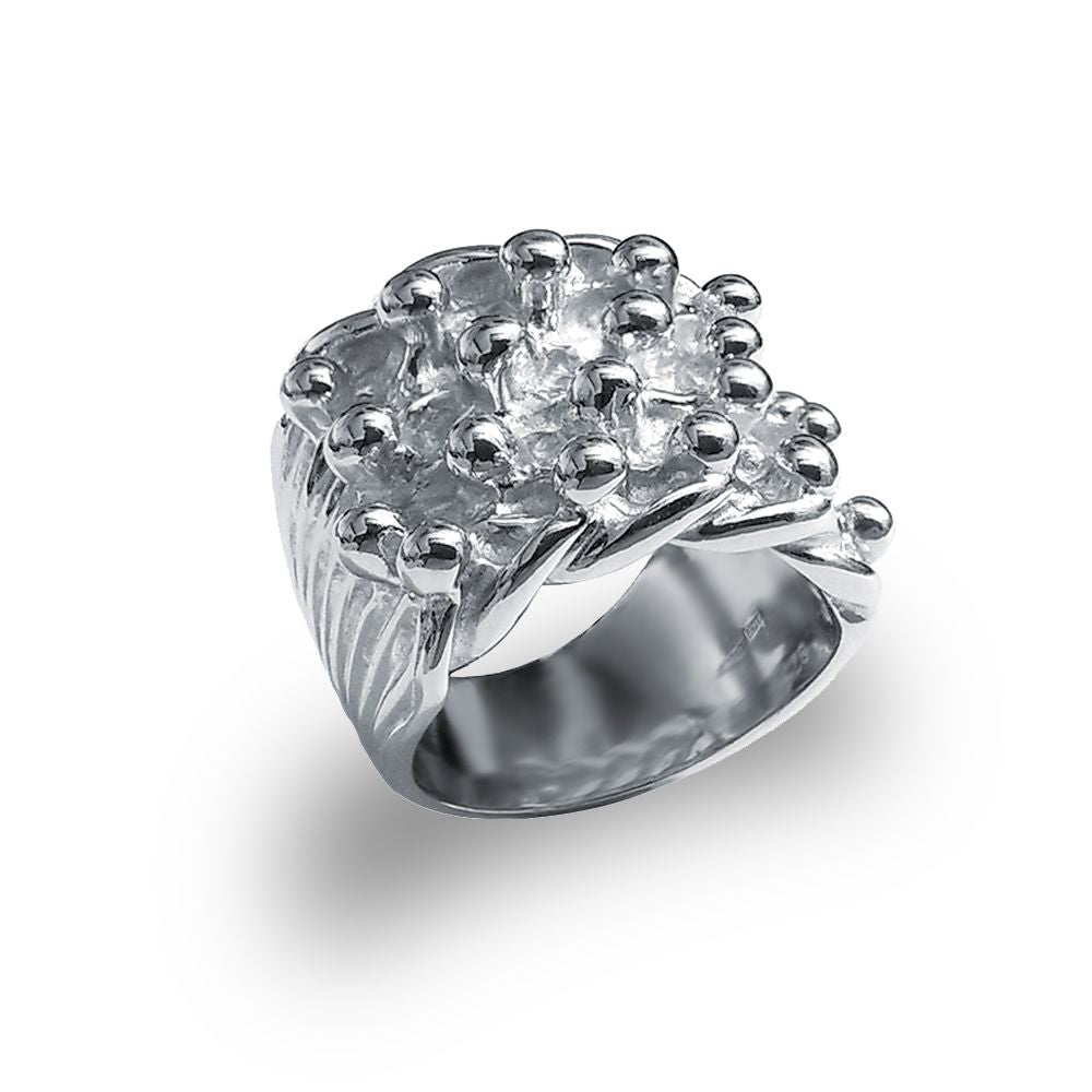 925 Silver Four Row Keeper Ring – Imperial Time