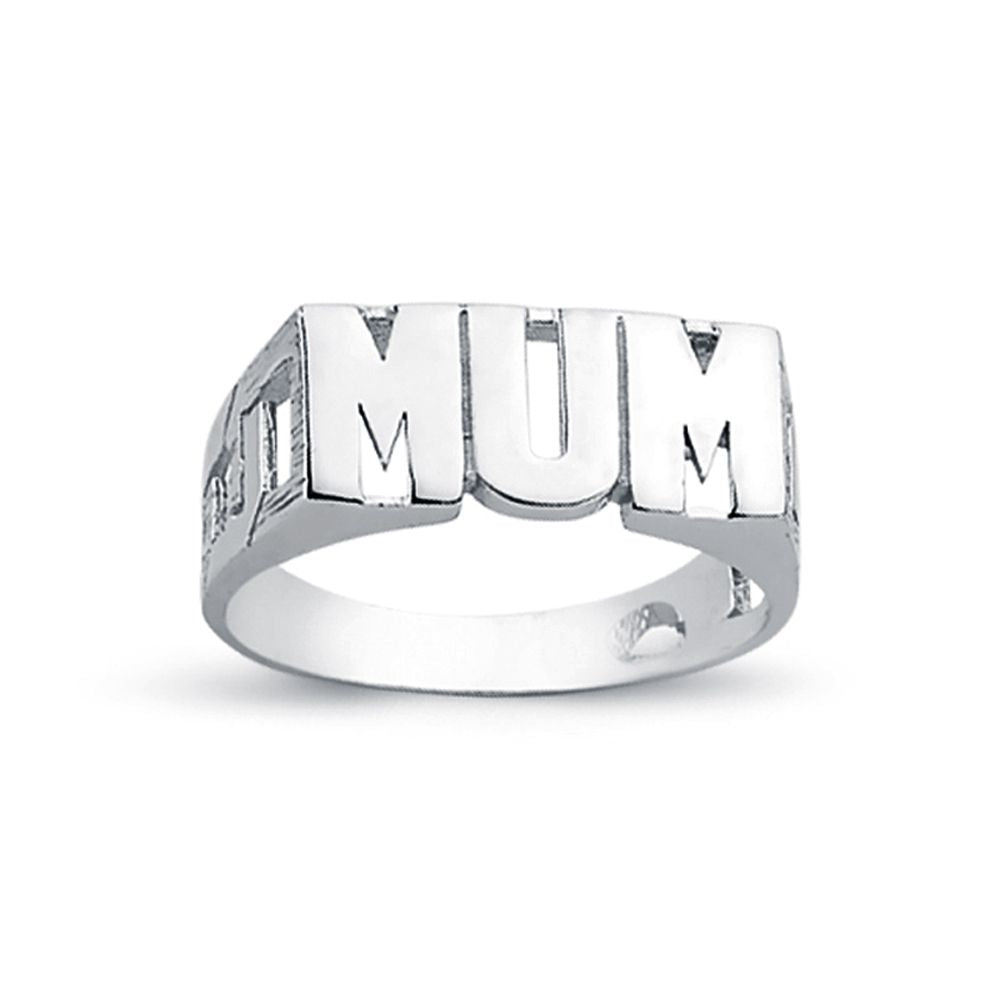 925 Silver Mum Ring Curb Shoulders – Imperial Time