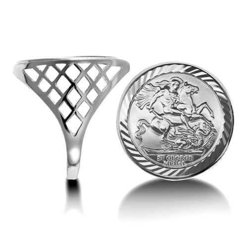 925 Silver Full St George Ring – Imperial Time
