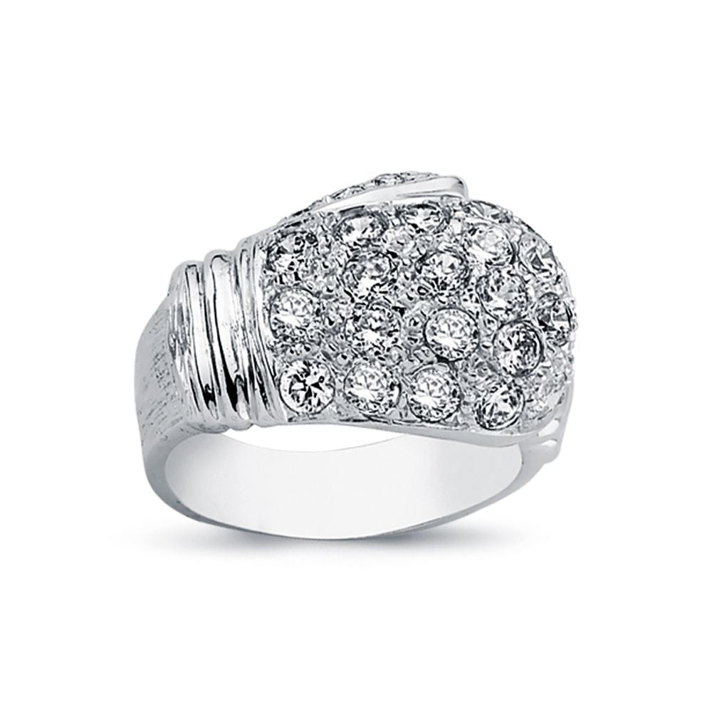 925 Silver Cubic Zirconia Set Boxing Glove Ring – Imperial Time