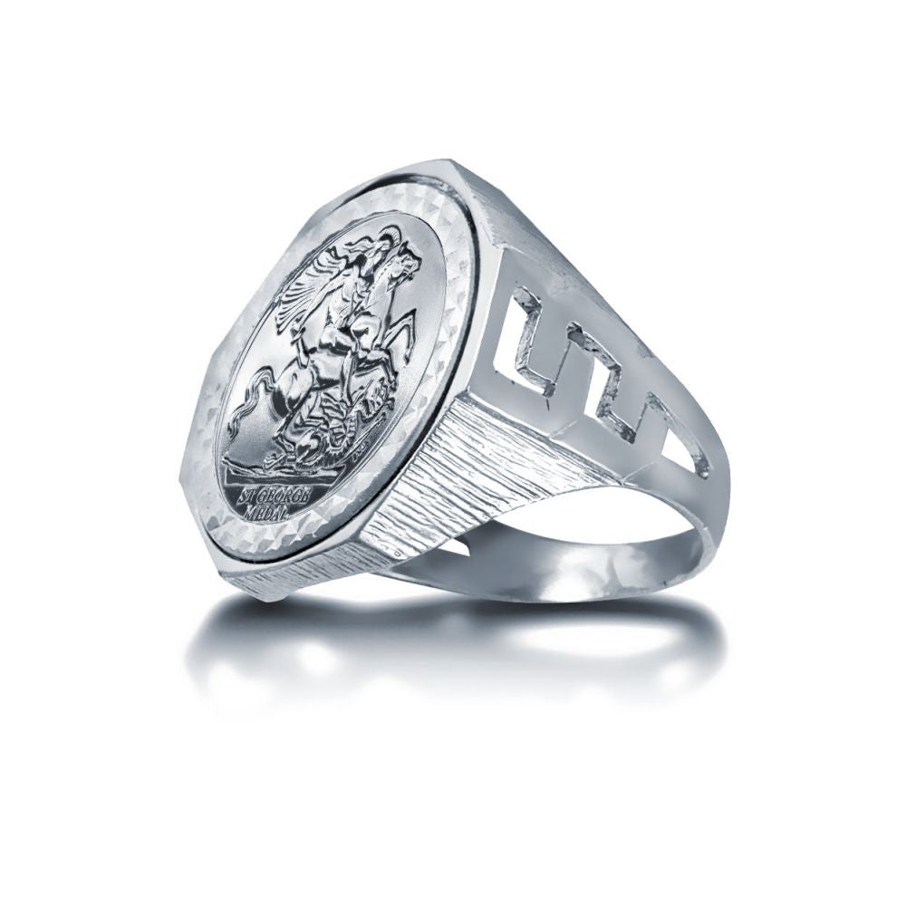 925 Silver Full Sovereign Ring – Imperial Time