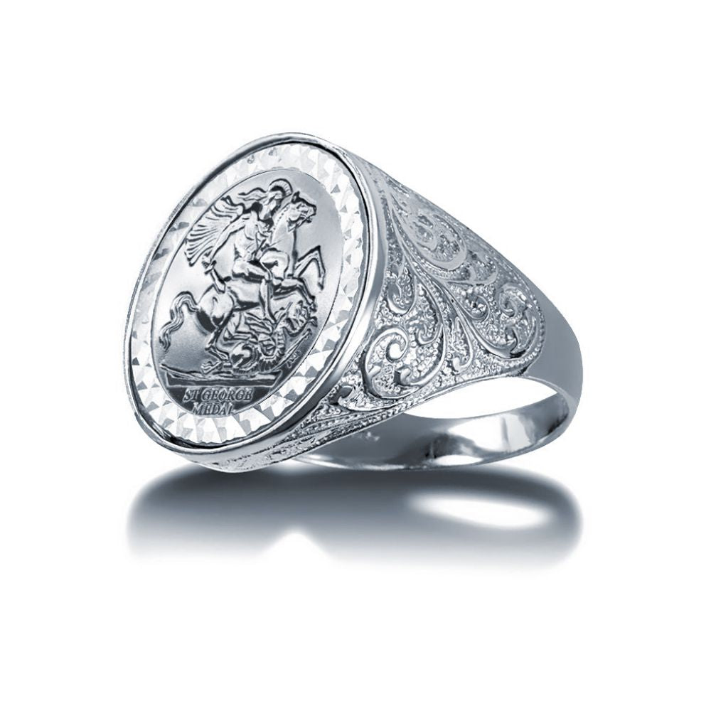 925 Silver Full Sovereign Ring – Imperial Time