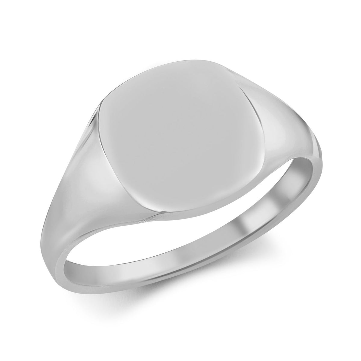 925 Silver Cushion Shape Signet Ring – Imperial Time