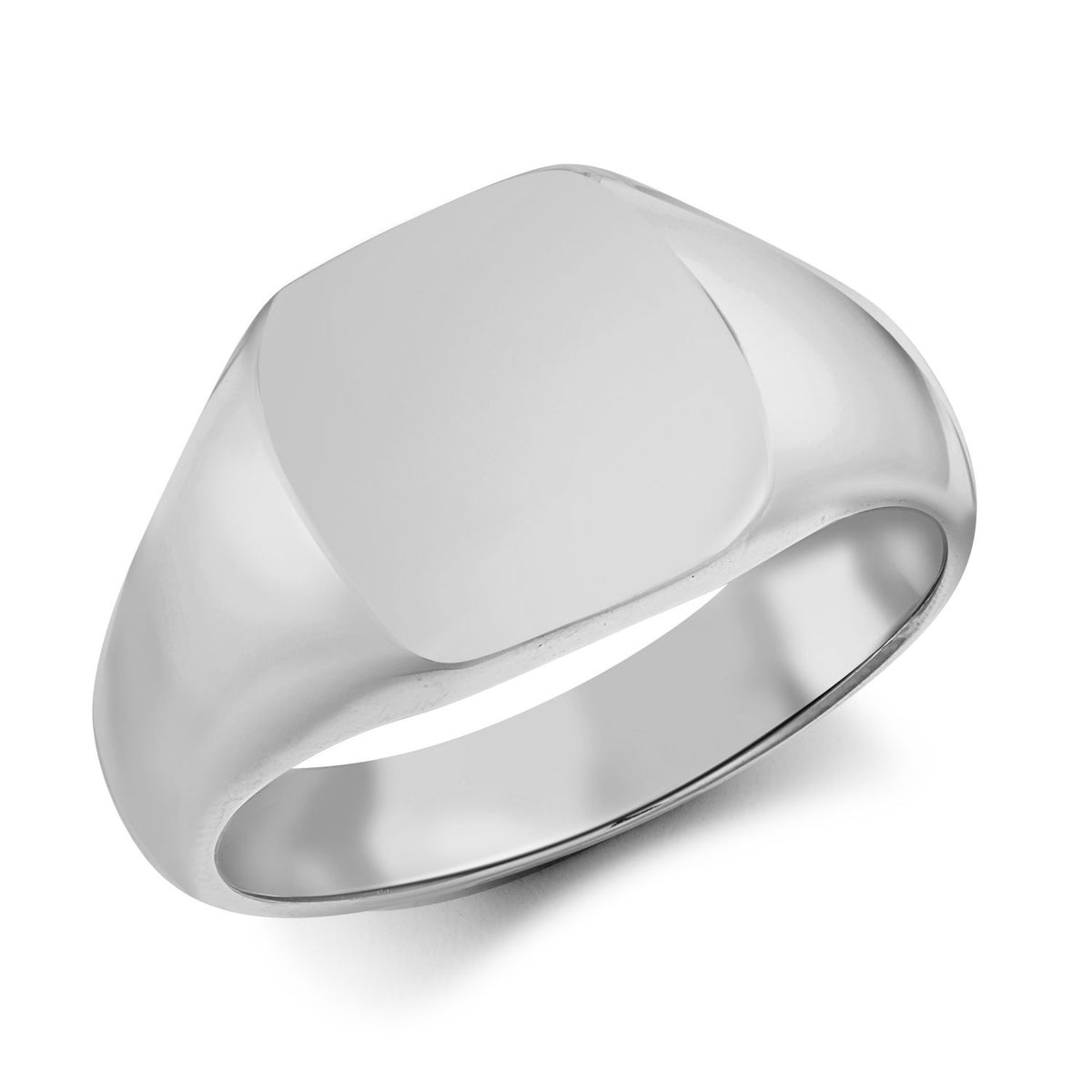 925 Silver Cushion Shape Signet Ring – Imperial Time