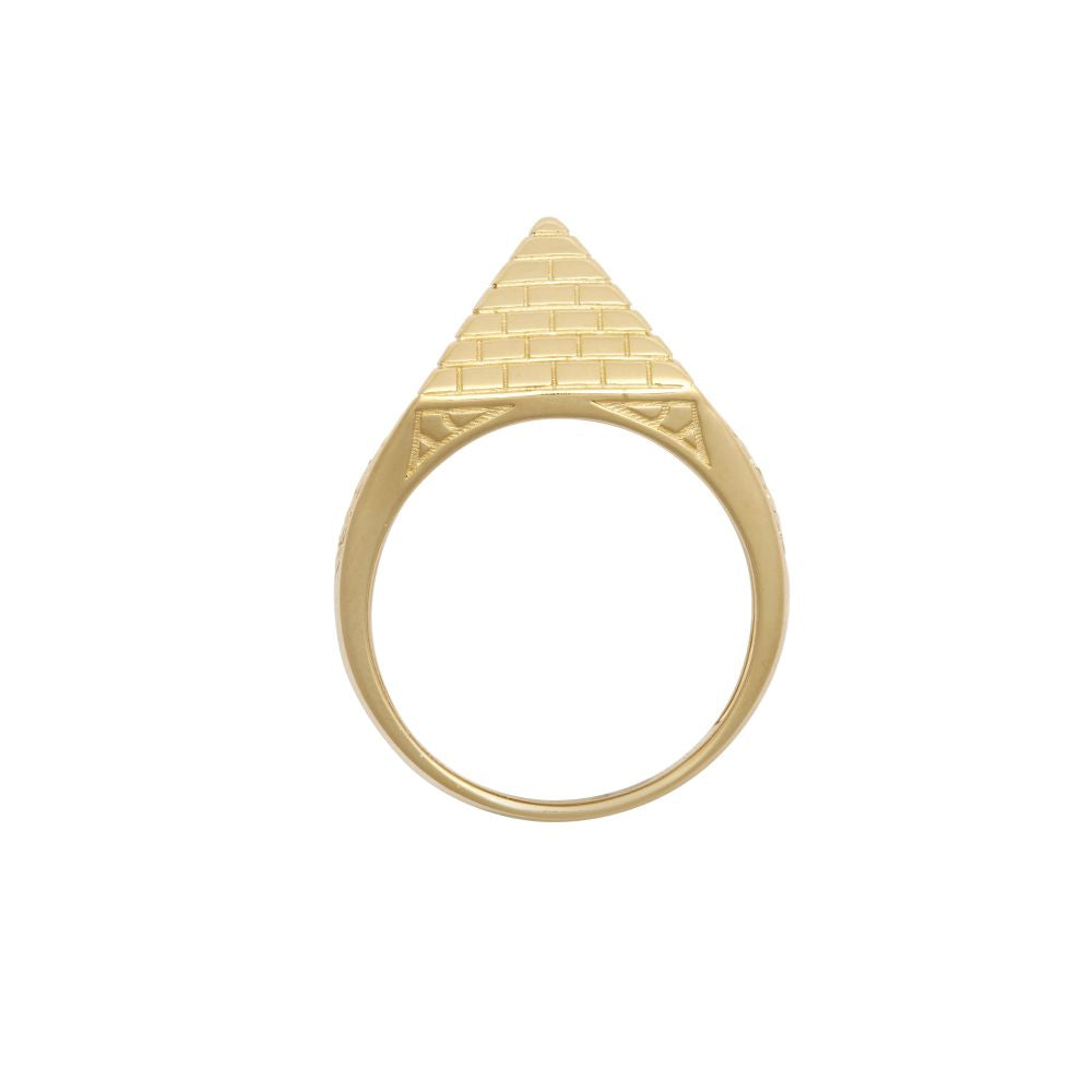 925 Silver Pyramid Ring 15.3mm – detail view