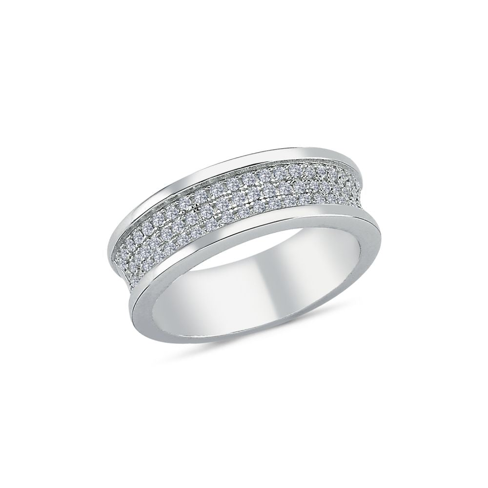 925 Silver Cubic Zirconia Ring – Imperial Time