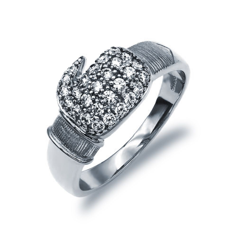 925 Silver Cubic Zirconia Set Boxing Glove Ring – Imperial Time