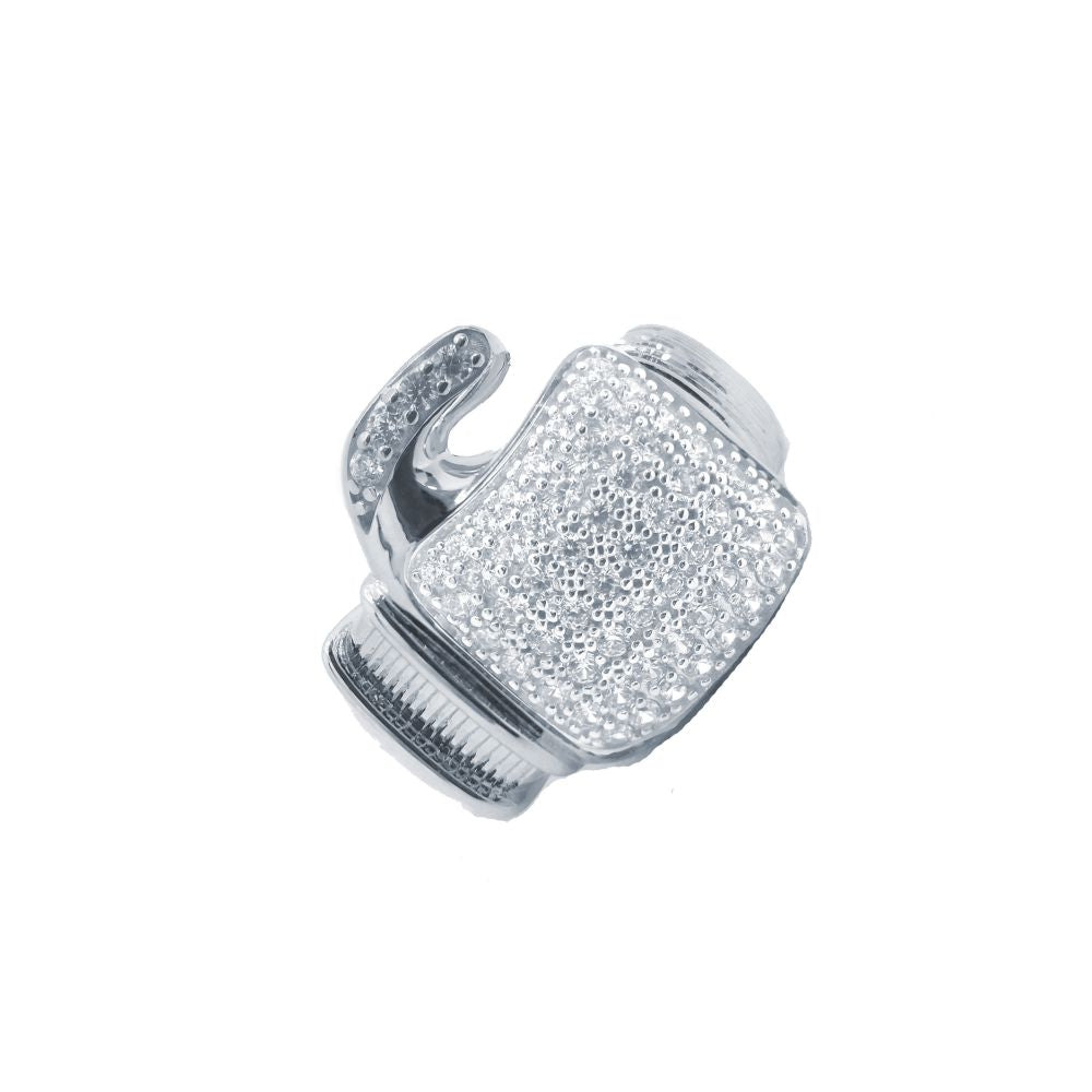 925 Silver Cubic Zirconia Set Boxing Glove Ring – Imperial Time
