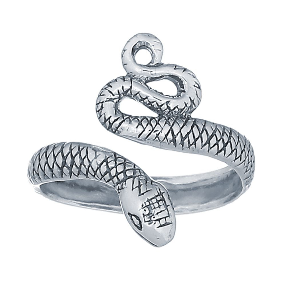 925 Silver Snake Toe Ring (ATR007) – product view
