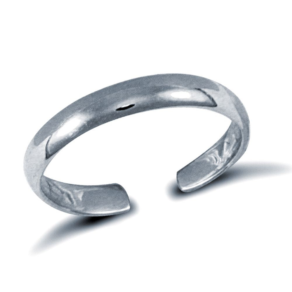925 Silver D-Profile Toe Ring – Imperial Time