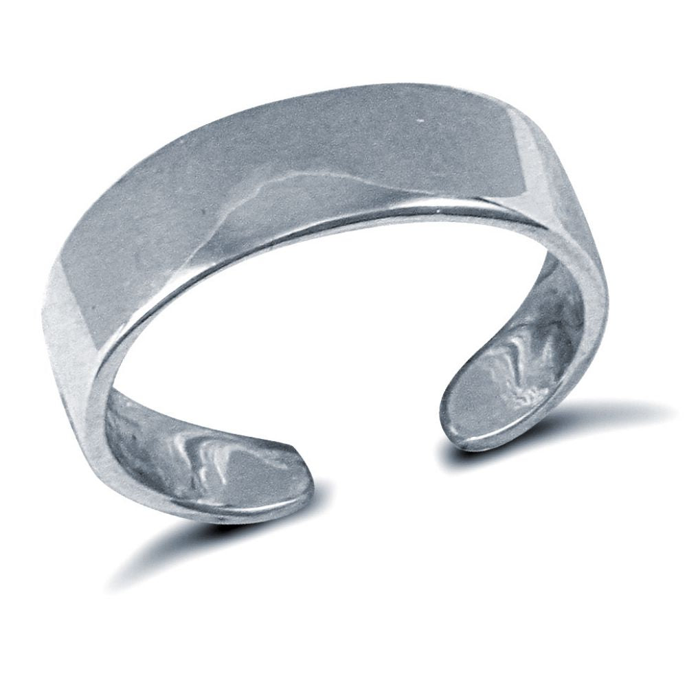 925 Silver Flat Toe Ring – Imperial Time